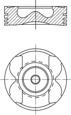 Поршень MAHLE / KNECHT 001 PI 00177 001 (фото 1)