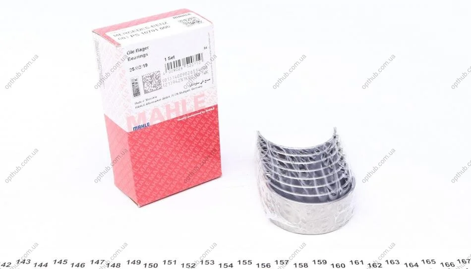 Вкладиші шатунні MB OM601 (STD) MAHLE (opt-om) MAHLE / KNECHT 001 PS 10701 000 (фото 1)