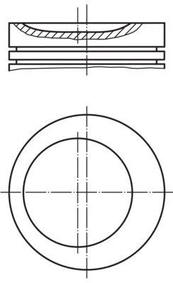 Поршень MAHLE / KNECHT 0020303 (фото 1)