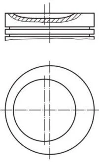 Поршень MAHLE / KNECHT 0020303