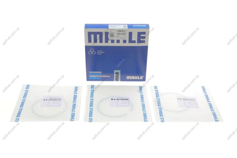 Кільця поршневі MB OM364-366 (97.50mm/STD) (2.5-2.5-4) MAHLE UA63 MAHLE / KNECHT 002 80 V0 (фото 1)