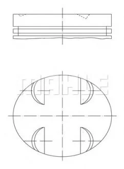 Поршень MAHLE / KNECHT 005 24 01