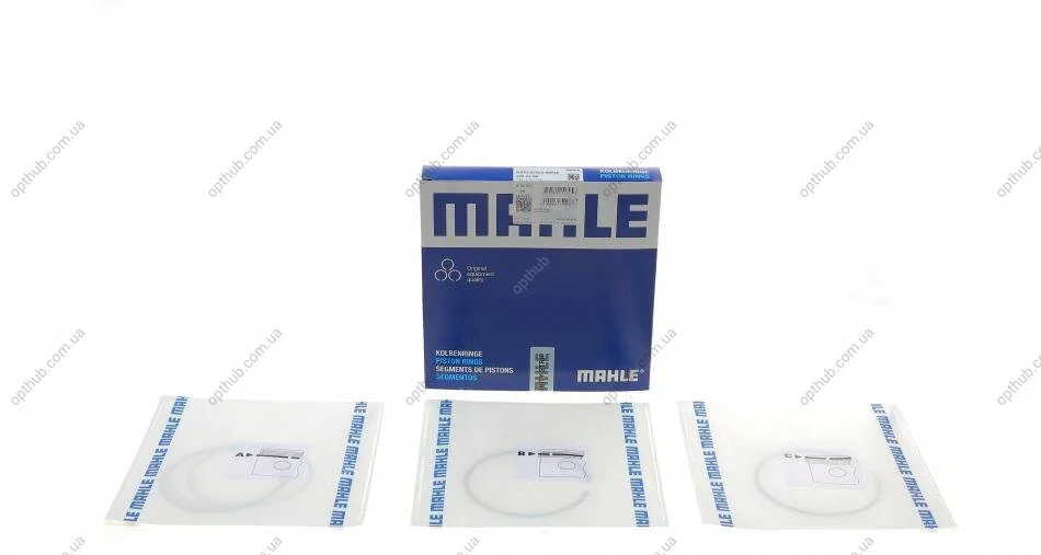 Кольца поршневые MB M272 92.90 mm 1.5x1.75x2.5 (пр-во Mahle) MAHLE / KNECHT 005 24 N0 (фото 1)
