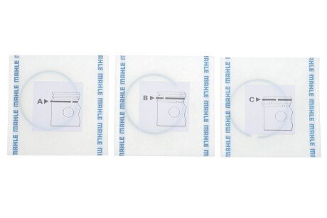 Кільця поршневі Fiat Punto/Fiorino 1.3D 07- (69.60mm/STD) (1.5-1.5-2) MAHLE UA63 MAHLE / KNECHT 007 RS 00148 0N0