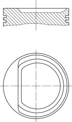 Поршень MAHLE / KNECHT 0102901 (фото 1)