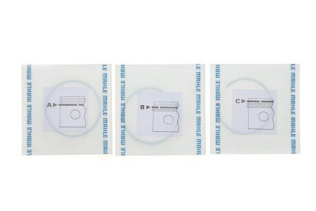 Кільця поршневі Fiat Doblo/Punto 1.4i 05- (72.40mm/+0.40) (1-1.2-2) MAHLE UA63 MAHLE / KNECHT 010 29 N2