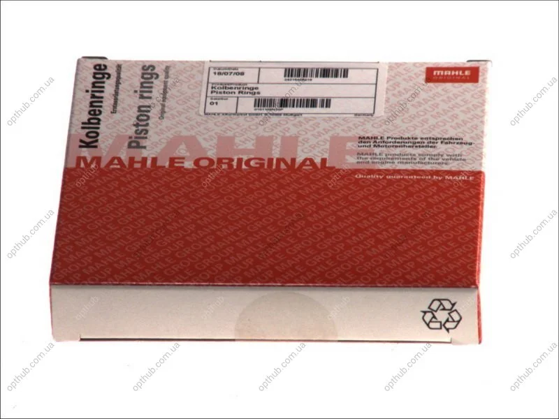 Кільця поршневі OPEL 79,50 C16NZ/SE/LZ (вир-во Mahle) MAHLE / KNECHT 011 08 N1 (фото 1)