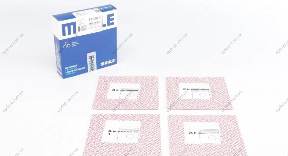 Кільця поршневі OPEL 79,00 C16NZ/SE/LZ (вир-во Mahle) C.I.U MAHLE / KNECHT 011 08 V0 (фото 1)