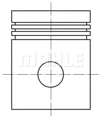 Поршень OPEL 80.5 X18XE1/Z18XEL/Z18XE 95-> MAHLE / KNECHT 012 02 00 (фото 1)