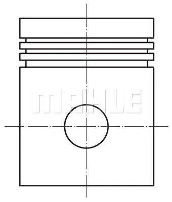 Поршень MAHLE / KNECHT 0121202 (фото 1)