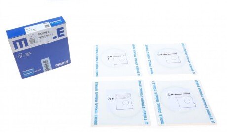 Кільця поршневі OPEL 73,40 1.0/1.2/1.4/XEP 1,2 x 1,2 x 2,0 (Mahle) C.I.U MAHLE / KNECHT 012 18 N0