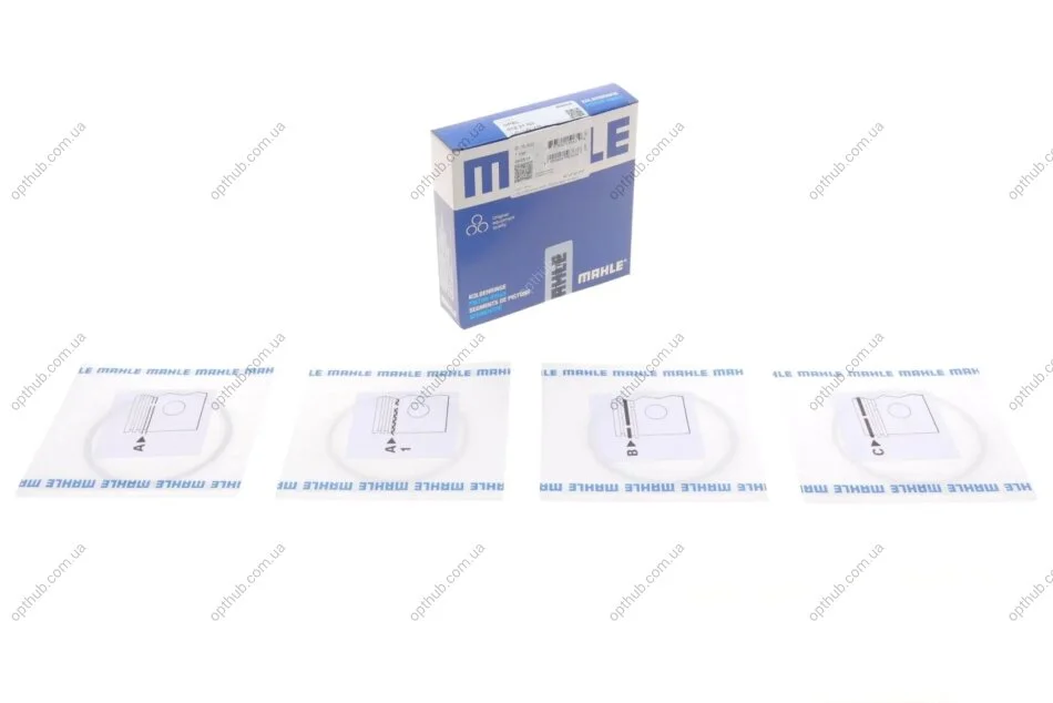Кільця поршневі OPEL 1,6 16V Z16XEP 79,50 1,2x1,2x2,0 mm (вир-во Mahle) C.I.U MAHLE / KNECHT 012 21 N3 (фото 1)