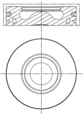 Поршень MAHLE / KNECHT 013 PI 00136 000 (фото 1)