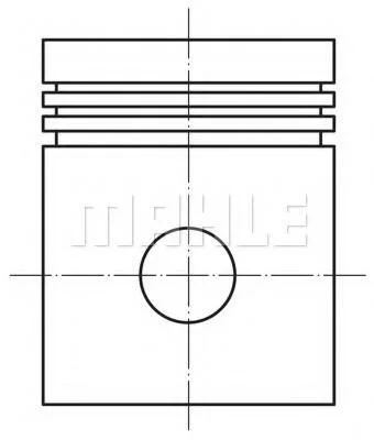Поршень MAHLE / KNECHT 0156100 (фото 1)