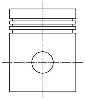 Поршень MAHLE / KNECHT 0156102 (фото 1)