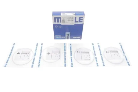 Кільця поршневі FORD 83,01 CGBA/CGBB 1,8 16V 2000- (вир-во Mahle) MAHLE / KNECHT 015 68 N0