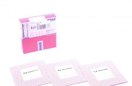 Кільця поршневі Renault Kangoo 1.4i 97- (75.80mm/STD) (1.5-1.75-3) MAHLE UA63 MAHLE / KNECHT 021 01 V0