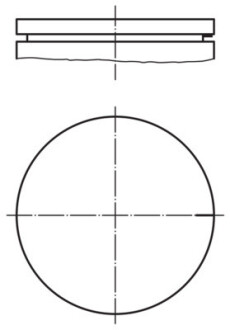 Поршень RENAULT 75.8 E6J/E7J/R7J MAHLE / KNECHT 021 03 00