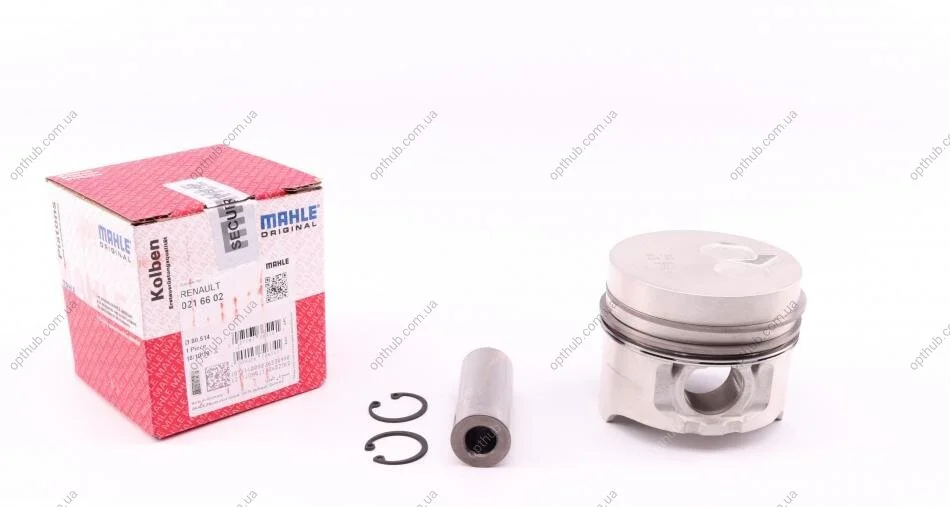 Поршень Renault Kangoo 1.9D 97- (80.51mm/+0,50) MAHLE (opt-om) MAHLE / KNECHT 021 66 02 (фото 1)