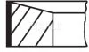 Комплект поршневих кілець MAHLE / KNECHT 021RS001150N2 (фото 1)