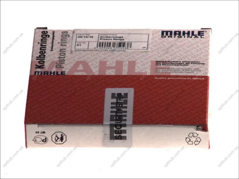 Кільця поршневі RENAULT 1,4/1,6 K4J/K4M 79,50 1,20 x 1,50 x 2,50 mm (вир-во Mahle) MAHLE / KNECHT 022 15 N0 (фото 1)