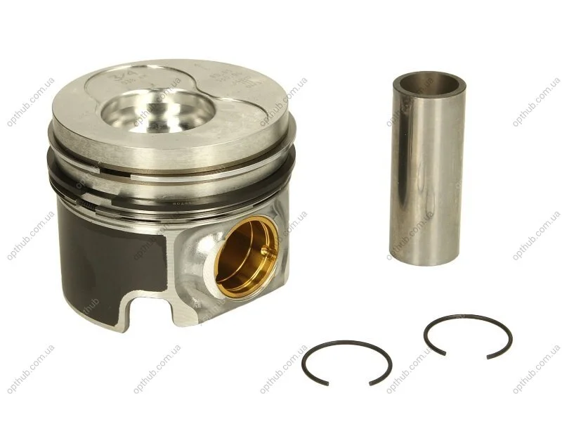Поршень з кільцями VW 81.01 2.0TDI BPW/BMM/BMP/BSS/BWW/CBHA (CYL 3-4) (вир-во MAHLE) MAHLE / KNECHT 028 07 00 (фото 1)