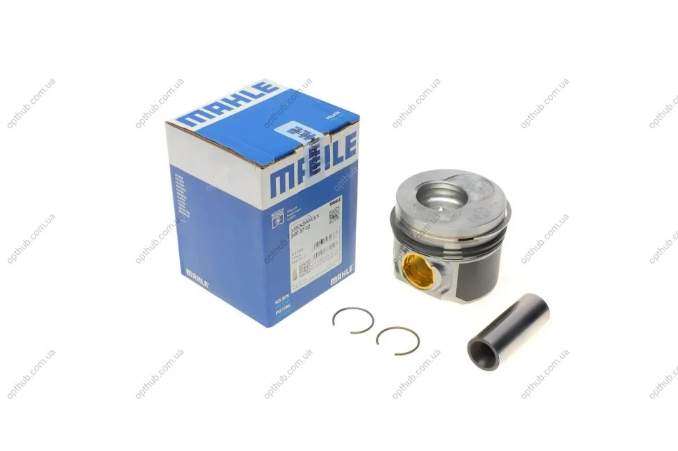Поршень з кільцями VW 81.51 2.0TDI BPW/BMM/BMP/BSS/BWW/CBHA (CYL 3-4) (вир-во MAHLE) MAHLE / KNECHT 028 07 02 (фото 1)