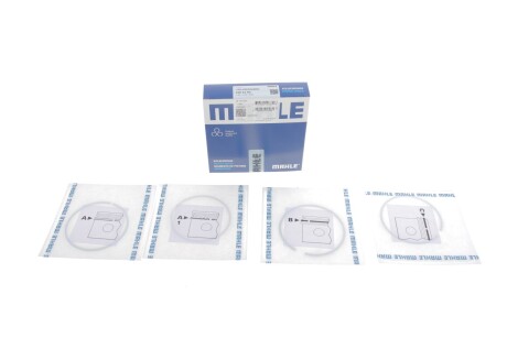 Кільця поршневі Seat Ibiza V/Skoda Octavia/VW Caddy/Golf 1.4 00- (76.50mm/STD) (1.2-1.2-2) (opt-om) MAHLE / KNECHT 028 22 N0