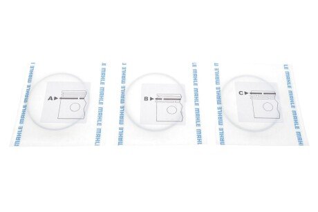 Кильця поршневи VW T5 2.5TDI (BNZ) 03-09 (81.0mm/STD) (1.75-2-3) MAHLE (opt-om) MAHLE / KNECHT 028 RS 00122 0N0