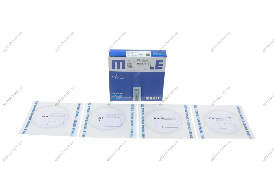 Кільця поршневі MAHLE MAHLE / KNECHT 028 RS 00126 0N0 (фото 1)