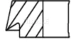 82,51 1-1,2-2 Комплект поршньових кілець AUDI A4 ALLROAD B8, A4 B8, A5, A6 C7, A7, A8 D4, Q5, TT VW AMAROK, CALIFORNIA T5 CAMPER, CALIFORNIA T6 CAMPER, MULTIVAN T5 1.8-2.0H 10.07-07.19 MAHLE / KNECHT 028 RS 10113 0N0 (фото 2)