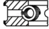 82,51 1-1,2-2 Комплект поршньових кілець AUDI A4 ALLROAD B8, A4 B8, A5, A6 C7, A7, A8 D4, Q5, TT VW AMAROK, CALIFORNIA T5 CAMPER, CALIFORNIA T6 CAMPER, MULTIVAN T5 1.8-2.0H 10.07-07.19 MAHLE / KNECHT 028 RS 10113 0N0 (фото 3)