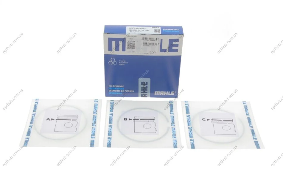 Кольца поршневые MAHLE MAHLE / KNECHT 028 RS 10125 0N0 (фото 1)