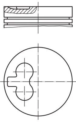 Поршень MAHLE / KNECHT 0298201 (фото 1)