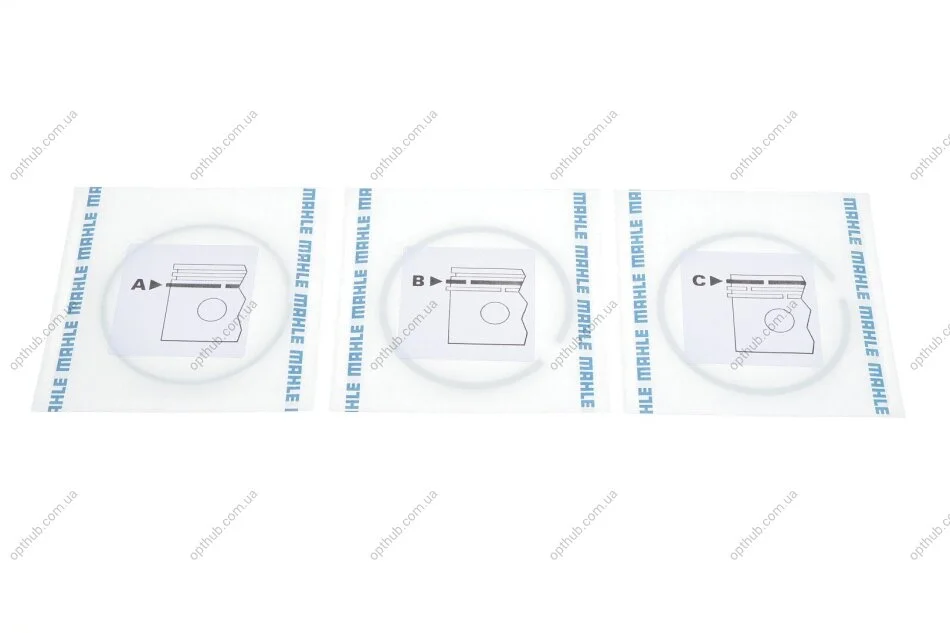 Кільця поршневі VAG 83,01 2,0/2,8 (вир-во Mahle) MAHLE / KNECHT 030 31 N1 (фото 1)