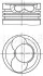 Поршень VAG 80.01 BKC/AVB/AXR/ANU/AXR/ANU/BJB/ATD/BKC/AVB/BJB/AVQ (CYL 1-2) 1995=> MAHLE / KNECHT 030 65 02