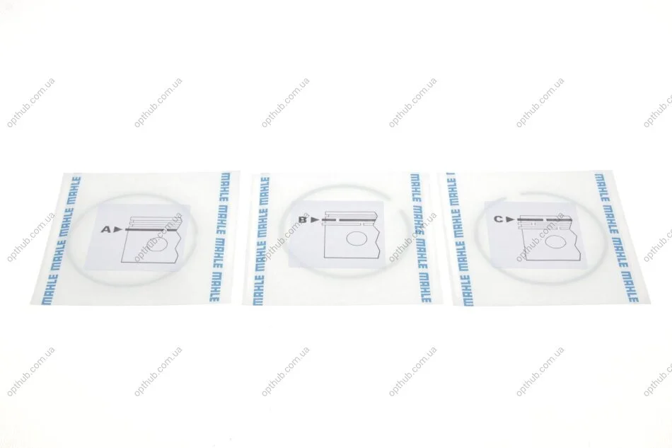 Кільця поршневі VAG 81,51 AVU 1,6 1x1,2x2 (вир-во Mahle) MAHLE / KNECHT 030 77 N1 (фото 1)