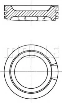 Поршень MAHLE / KNECHT 033 16 02