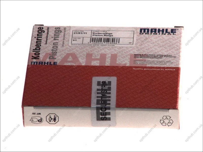 Кільця поршневі VAG 81,01 1.8 20V (вир-во Mahle) C.I.U MAHLE / KNECHT 033 16 N0 (фото 1)