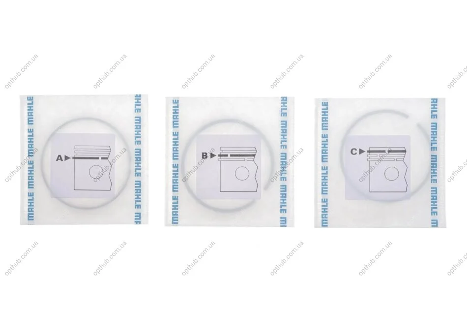 Кільця поршневі (1CYL) VAG 83.0 (1.2/1.5/2) ALT/ASN/AWA/AXW/AXX/BBJ/BGB/BLR/BLX/BLY/BMB/BPG/BPJ/BPR/ MAHLE / KNECHT 033 19 N3 (фото 1)