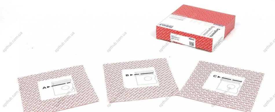 Кільця поршневі Peugeot Partner 1.9D (83.00mm/STD) (2-2-3) MAHLE UA63 MAHLE / KNECHT 039 24 N0 (фото 1)