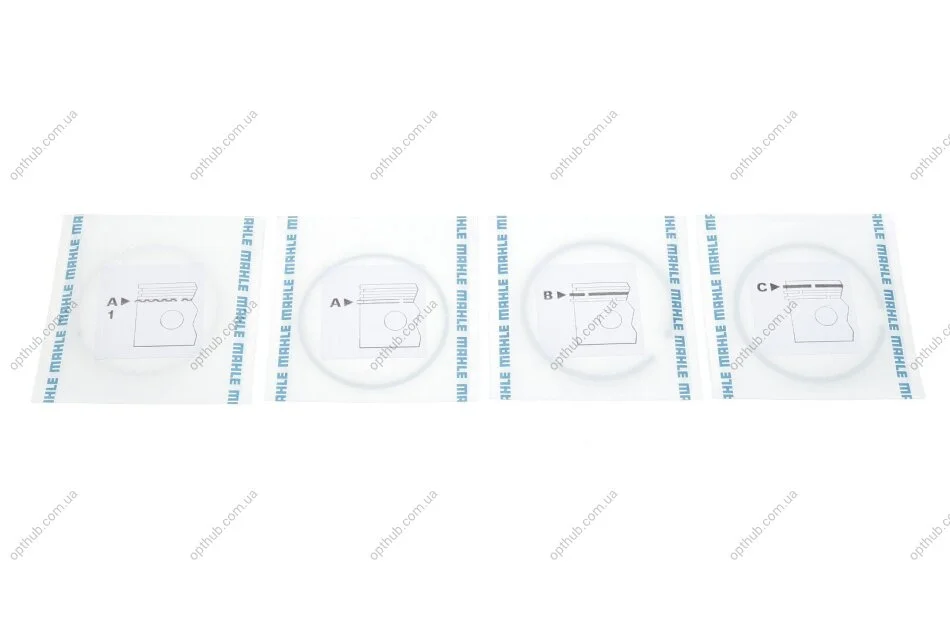 Кільця поршневі PSA 86,00 XU10 2,0 (вир-во Mahle) MAHLE / KNECHT 039 91 N0 (фото 1)