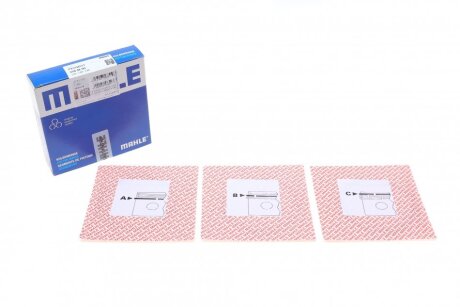 Кільця поршневі Citroen Jumper/Fiat Scudo/Ducato 1.9TD (83.00mm/STD) (3-2-3) MAHLE UA63 MAHLE / KNECHT 039 96 N0