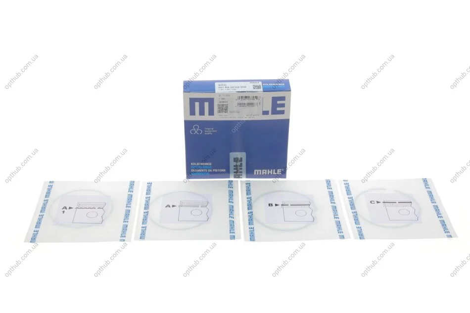 Кільця поршневі BMW/PSA/MINI 77.00 1.2/1.5/2 N13B16A/N18B16A/5FK(EP6CB)/5FS(EP6C)/5FX (EP6DT) (пр-в 081 RS 001 MAHLE / KNECHT 081 RS 00104 0N0 (фото 1)