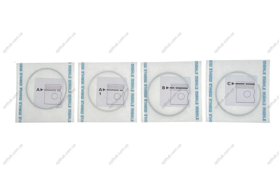 Кільця поршневі BMW 3 (E36)/5 (E34) 1.6i (M42)/1.8i (M40/M43) (84.00mm/STD) (1.5-1.5-2) MAHLE UA63 MAHLE / KNECHT 082 72 N0 (фото 1)