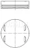 Поршень 84,25 (+0,25 1,2-1,5-2) BMW 3 (E46), 5 (E39), 5 (E60), 7 (E65, E66, E67), X3 (E83), X5 (E53), Z3 (E36), Z4 (E85) 3.0 04.00-07.08 MAHLE / KNECHT 083 13 01 (фото 1)