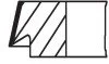 Кільця поршневі BMW 3 (E46)/5 (E39/E60) 2.5i (M54) 00-05 (84.25mm/+0.25) (1.2-1.5-2) MAHLE (opt-om) MAHLE / KNECHT 083 20 N1 (фото 2)