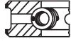 Кільця поршневі BMW 3 (E46)/5 (E39/E60) 2.5i (M54) 00-05 (84.25mm/+0.25) (1.2-1.5-2) MAHLE (opt-om) MAHLE / KNECHT 083 20 N1 (фото 3)