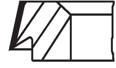 Комплект поршневих кілець циліндра MAHLE / KNECHT 145 72 N0