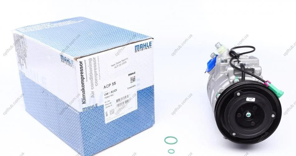 Компресор кондиціонера Audi A4/A6/A8/Skoda Superb/VW Passat 1.6-4.2 94-08 MAHLE UA63 MAHLE / KNECHT ACP 55 000S (фото 1)